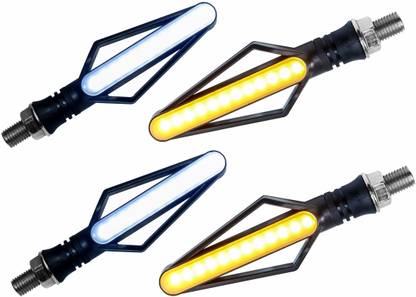 Miwings Rear, Front LED Indicator Light for Universal For Bike Universal For Bike