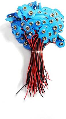 yentel (Pack of 20) 9 Volt Battery Connector Clips Wire Connector