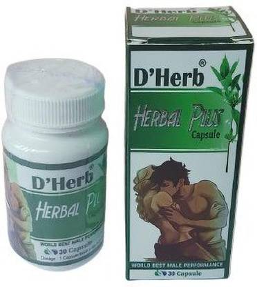 D' Herb 100% Ayurvedic Herbal Plus 30Pcs Capsules Best Male Performance Capsules/ For Male Performance & Mens Health