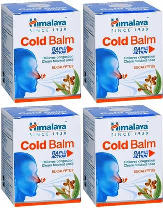 HIMALAYA Cold Balm Rapid Action EUCALYPTUS 45g (Pack of 4)