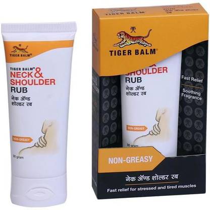 Tiger Balm PAIN RELIEF NECK AND SHOULDER RUB BOOST- 50 G Cream