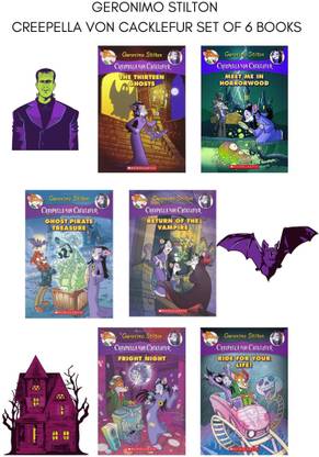 GERONIMO STILTON CREEPELLA VON CACKLEFUR SET OF 6 BOOKS