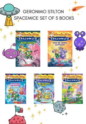 GERONIMO STILTON SPACEMICE SET OF 5 BOOKS