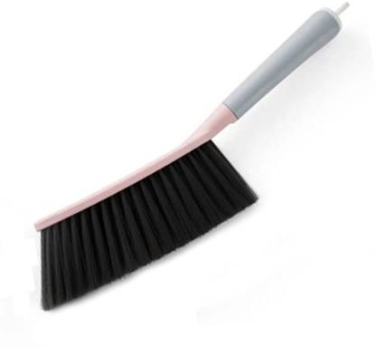 HEXONIQ Duster for Cleaning Soft Cleaning Brush Counter Duster Hair Drafting Brush with Microfiber for Keyboard Home Hotel Bed Car Soft Clothes Blue Bed Brush Dusting Brush Plastic Wet and Dry Brush