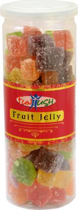 Funtush Fruit Jelly / Jelly Bites / Jelly Cubes 230g Can Fruity Candy