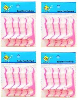 Zhunmun Disposable Oral Gum Teeth Clean Floss Thread Dental Nylon Wire Flosses Plastic Toothpicks