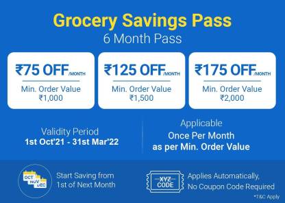 Grocery Savings Pass - 6 Months