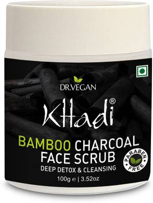 Dr Vegan Bamboo Charcoal Face Scrub - 100 gm Scrub