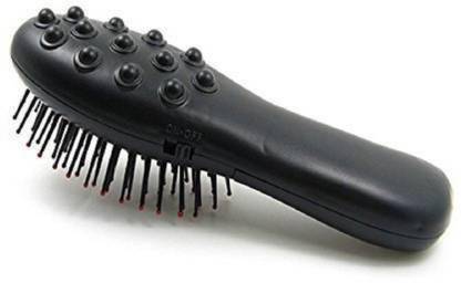 Trifles Hair Vibrator Hair massager comb Head Hair Brush Vibrator Massager (Black)