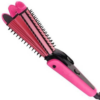 Moonlight NHC-8890 3IN 1HAIR STRAIGHTENER FOR GIRLS IN PINK COLOR Hair Straightener