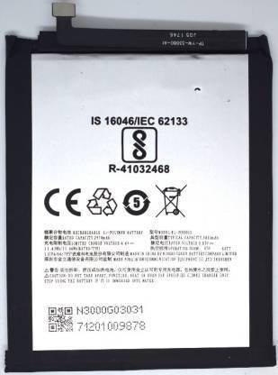 RAPPER Mobile Battery For  Gionee F6 / F6L/ S11 Lite (BL-N3000G) 3030mAh Battery