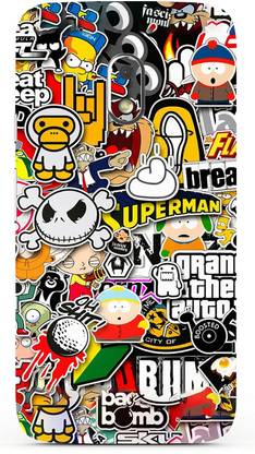 CLAXA Sticker Bombing for Moto G4 Play Back Skin Guard, Motorola Moto G4 Play Mobile Skin