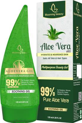 Blooming beauty Natural Soothing Aloe Vera Gel ,Moisturizer for Acne, Scars, Pimples Wrinkles