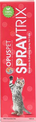 OPUSPET Spraytrix Distress and Calming Spray for Cats 100ML Pet Health Supplements