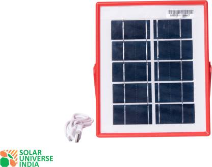 Solar Universe Solar Power Bank with LED Light, Smart Phone Mobile Charging & Lithium Battery Solar Panel