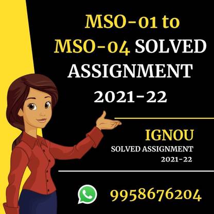 IGNOU MA Sociology Solved Assignment 2021-22 English Medium | MSO-01, MSO-02, MSO-03, MSO-04 SOLVED ASSIGNMENT 2021-22