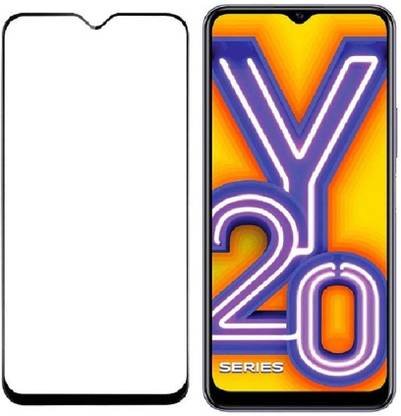 NKCASE Edge To Edge Tempered Glass for VivoY12s