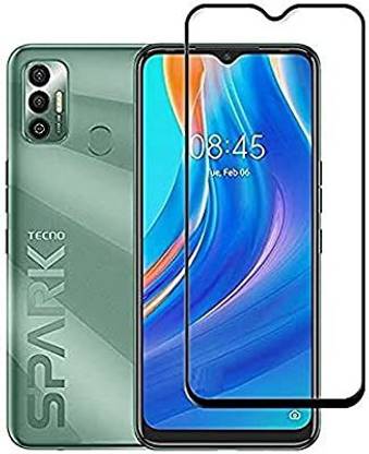 NKCASE Edge To Edge Tempered Glass for Tecno Spark 7T