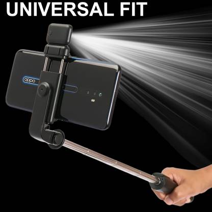 Datalact Portable with wireless remote access and extendable tripod stand for mobile Bluetooth Selfie Stick