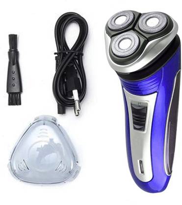 DFGSDF Rechargeable corded and cordless floating head shaver with pop up trimmer  Shaver For Men