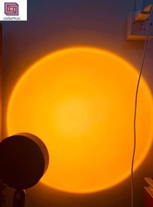 Cubonic Fake Sunset Lamp projector LED light (without stand) Table Lamp
