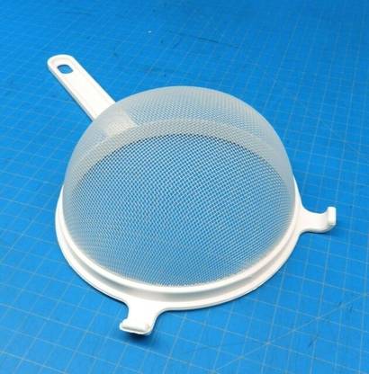 CRAZYGOL White Double-Ear Nylon Mesh Strainers Tea Filter set of 4 Tea Strainer