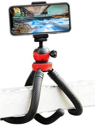 FITUP ™ Octopus 12 Inch Tripod for Mobile and Camera Flexible Tripod Stand for Mobile Phone Octopus Tripod for DSLR 360 Degree Ball Head Gorilla Tripod for Mobile/DSLR/Camera Tripod