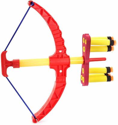 FLICK IN Air-Powered Archery Bow and Arrow Shooter Set, Sports Shooter Target Toy with Soft Bullet Outdoor Game Toy for Kids (Pack of 1). Bows & Arrows