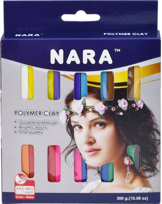 NARA Polymer Clay Starter Pack - 12 colors * 25g each Art Clay