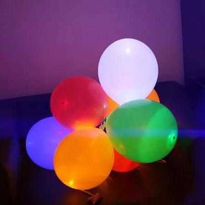 Nayugic Solid Light Balloon Pack of 5 for Birthday Party Diwali Decorations Balloon