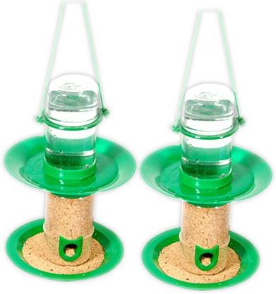 AMIJIVDAYA Small double decker (pack of 2) Window Bird Feeder Bird Feeder