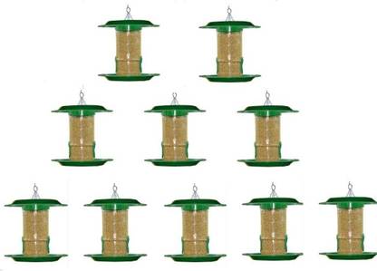 AMIJIVDAYA Small bird feeder with hut (pack of 10) Window Bird Feeder Bird Feeder
