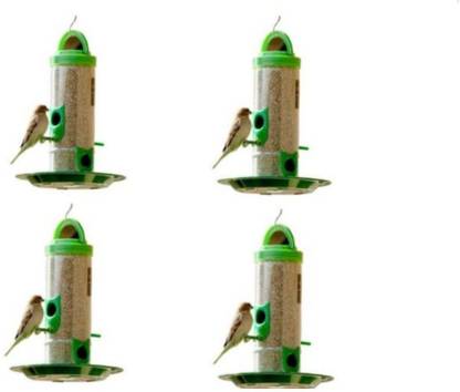 AMIJIVDAYA Medium bird feeder (pack of 4) Window Bird Feeder Bird Feeder