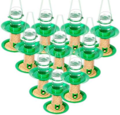 AMIJIVDAYA Small double decker (pack of 10) Window Bird Feeder Bird Feeder