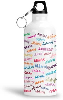 Furnish Fantasy Colorful Aluminium Sipper Bottle - Best Happy Birthday Gift Abhiraj 600 ml Aluminium Sipper