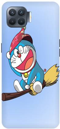 Zaplab Back Cover for Oppo F17 Pro, CPH2119, Doraemon Cartoons Printed Back Cover