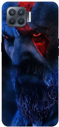 Zaplab Back Cover for Oppo F17 Pro, CPH2119, God of war of Printed Back Cover