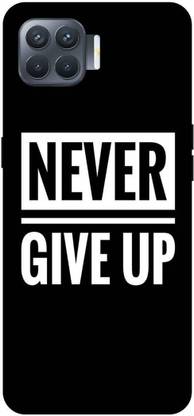 Zaplab Back Cover for Oppo F17 Pro, CPH2119, Never Give up Image Printed Back Cover