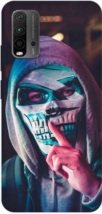 Zaplab Back Cover for Xiaomi Redmi 9 Power,M2010j19si, Mask Man Printed Back Cover