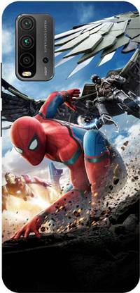 Zaplab Back Cover for Xiaomi Redmi 9 Power,M2010j19si, Spiderman Image Printed Back Cover