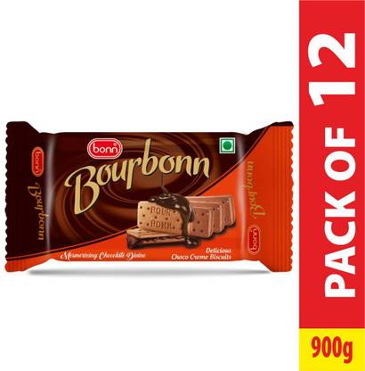 Bonn Bourbonn Biscuits (Delicious Choco Creme ) Cream Sandwich Biscuit