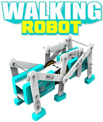 Sparklebox Walking Robot Kit | Ideal Gift for Kids of Age 9 Years and Above | DIY Toy | Fun Learning | Educational STEM Toy for Boys & Girls