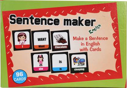 IJARP Sentence Maker English Educational Game for Kids with 96 Flash Cards