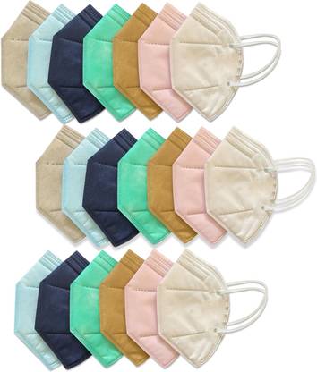 YIXA N95 Mack (Pack of 20) Water Resistant, Reusable, Washable