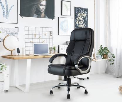 INNOWIN Venture High Back Leatherette Office Adjustable Arm Chair