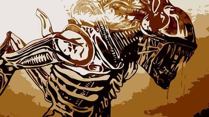 Alien Xenomorph Artwork Movie Matte Finish Poster Paper Print