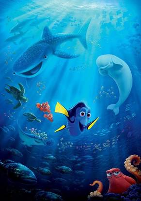 Finding Dory 2016 Animation Pixar Movie Matte Finish Poster Paper Print