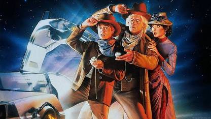 Back To The Future Science Fiction Delorean Movie Matte Finish Poster Paper Print