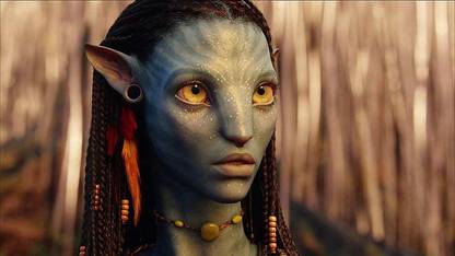 Avatar Neytiri Navi Face Hd Avatar Character Movie Matte Finish Poster Paper Print
