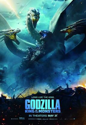 Godzilla Godzilla King Of The Monsters King Ghidorah Hd Movie Matte Finish Poster Paper Print
